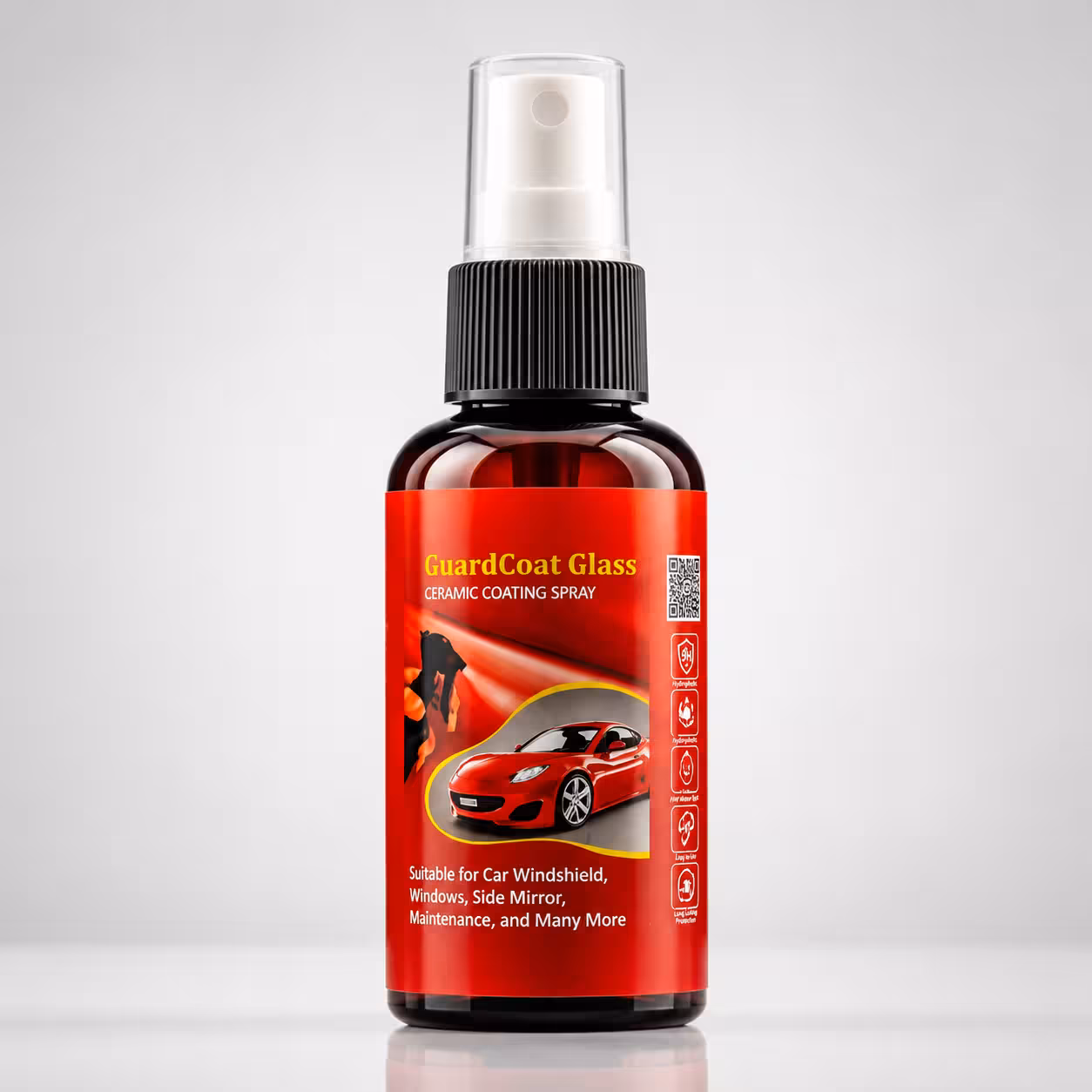 Guardcoat Glass ceramic coating spray bottle for windshields and automotive glass